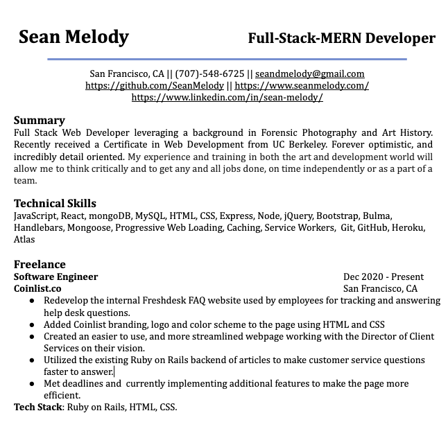 Resume